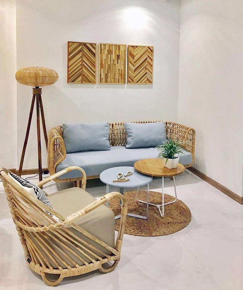 Bộ sopha mây mẫu 1